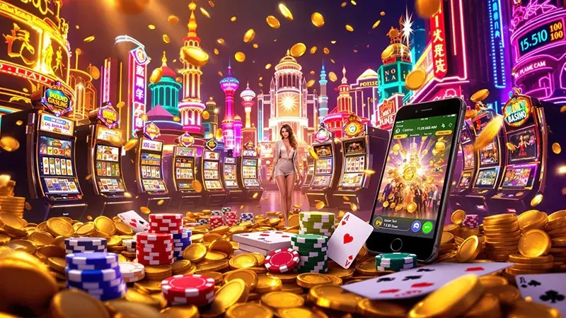 Tampilan permainan slot SVIP9 dengan gulungan dan simbol berwarna